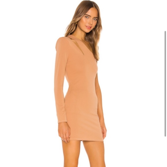 NBD Devyn Mini Dress in Nude - Picture 3 of 10